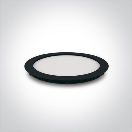 10118FA/B/W czarny smukły downlight LED IP40 3000K 18W nieściemnialny zasilacz LED 450mA w zestawie opcjonalnie zasilacz LED dim