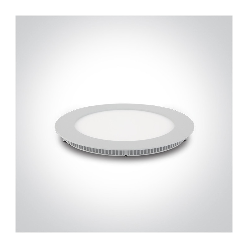 10118FA/W/D biały smukły downlight LED 6000K 18W nieściemnialny zasilacz LED 450mA w zestawie opcjonalnie zasilacz LED dimmm 890