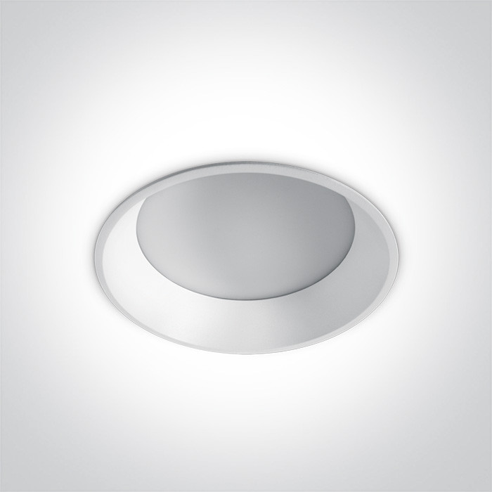 10120FD/W/W biały wpuszczany downlight SMD LED IP54 3000K 20W dark light zasilacz 300mA w zestawie
