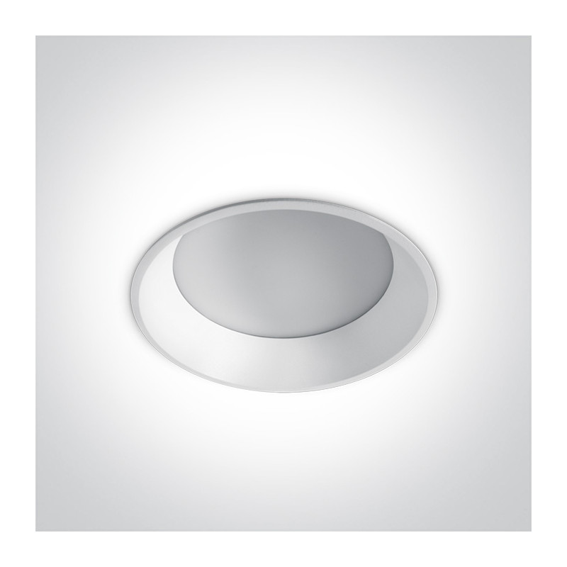 10120FD/W/W biały wpuszczany downlight SMD LED IP54 3000K 20W dark light zasilacz 300mA w zestawie