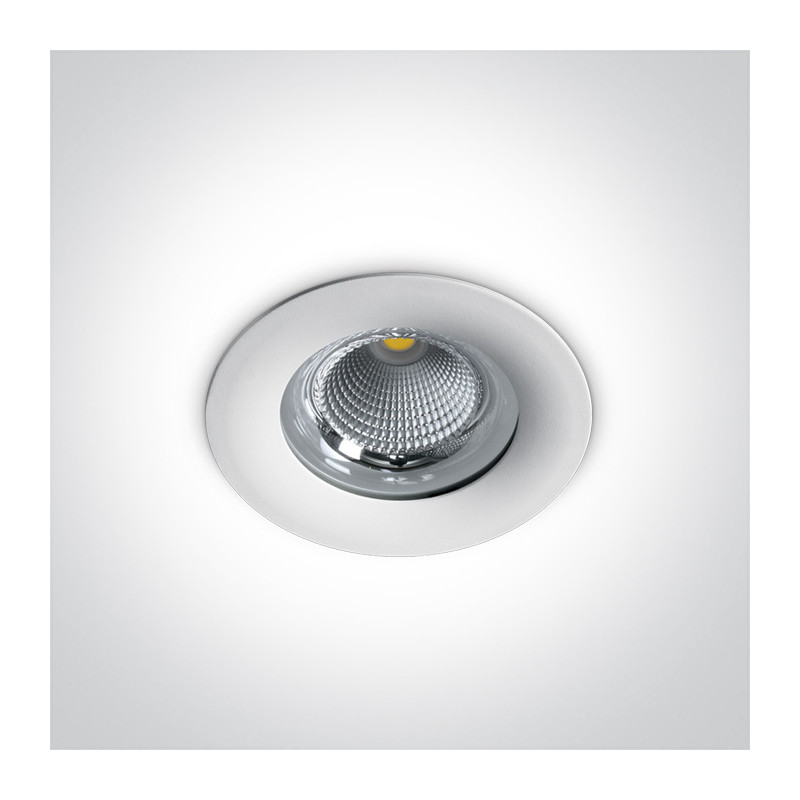 10120G/W/C biała wpuszczana oprawa typu downlight LED IP65 4000K 20W zasilacz 500mA w zestawie