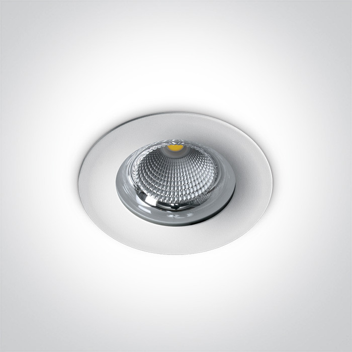 10120G/W/W biała wpuszczana oprawa typu downlight LED IP65 3000K 20W zasilacz 500mA w zestawie