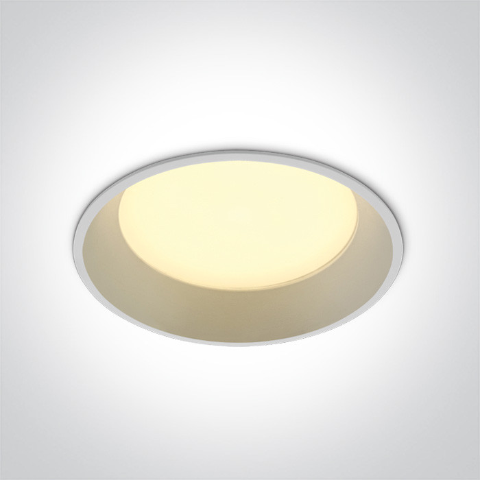 10122D/W/C biała oprawa typu downlight LED 4000K 22W dark light nieściemnialny zasilacz LED 500mA w zestawie