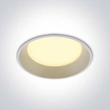 10122D/W/C biała oprawa typu downlight LED 4000K 22W dark light nieściemnialny zasilacz LED 500mA w zestawie