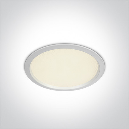 10124U/W/C biały downlight SMD LED UGR19 IP44 4000K 24W zasilacz 500mA w zestawie