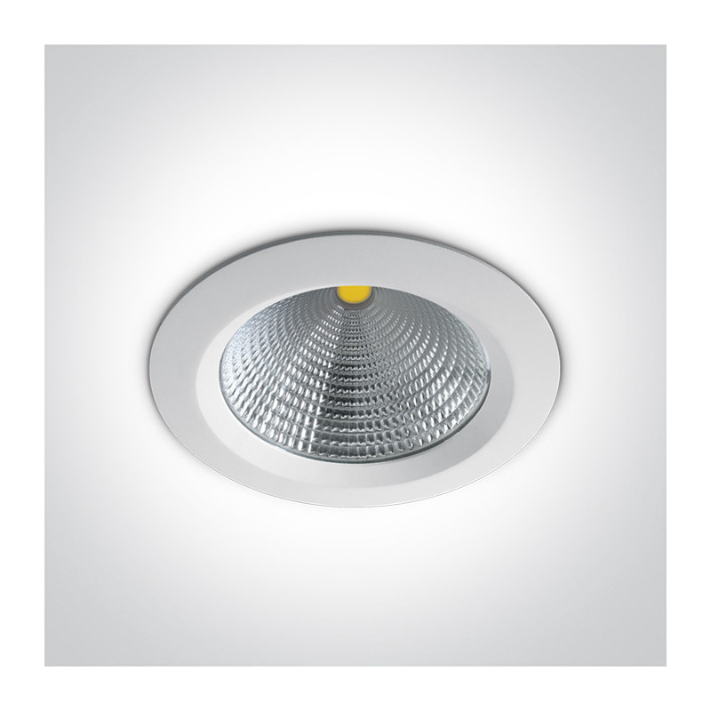 10130CA/W/W biała wpuszczana oprawa typu downlight LED 3000K 30w zasilacz 750mA w komplecie