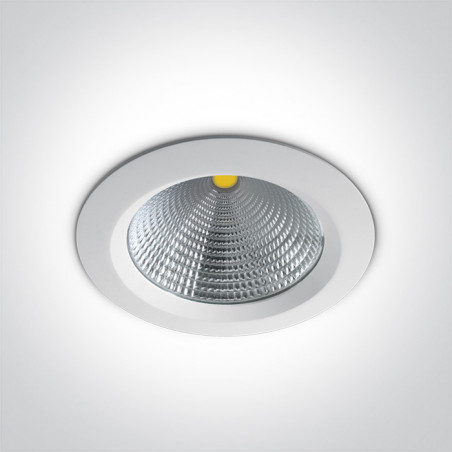 10130CA/W/W biała wpuszczana oprawa typu downlight LED 3000K 30w zasilacz 750mA w komplecie