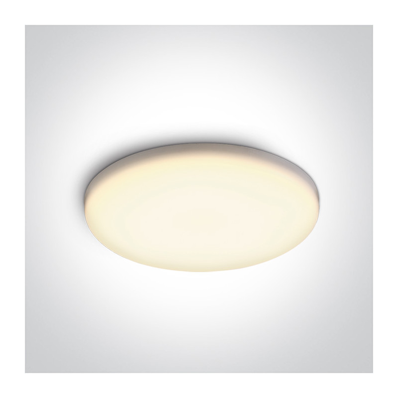 10130CF/W biały bezramkowy downlight LED IP65 3000K 30W zasilacz 1050mA w zestawie