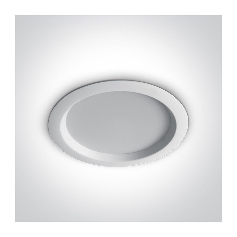 10130T/W/W biała wpuszczana oprawa typu downlight SMD LED 3000K 30W zasilacz 700mA w zestawie