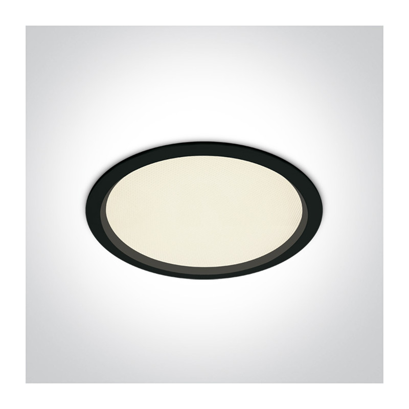 10130U/B/C czarny downlight SMD LED UGR19 IP44 4000K 30W zasilacz 750mA w zestawie