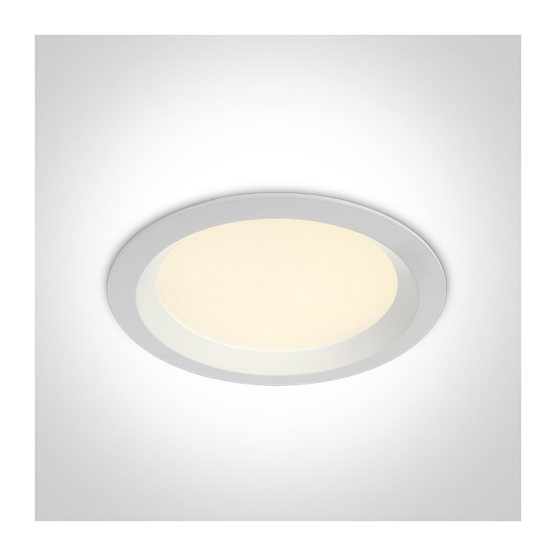 10130UV/W biały downlight SMD LED UGR19 IP44 z regulacją CCT 3000K-4000K-6000K 30W zasilacz 700mA w zestawie