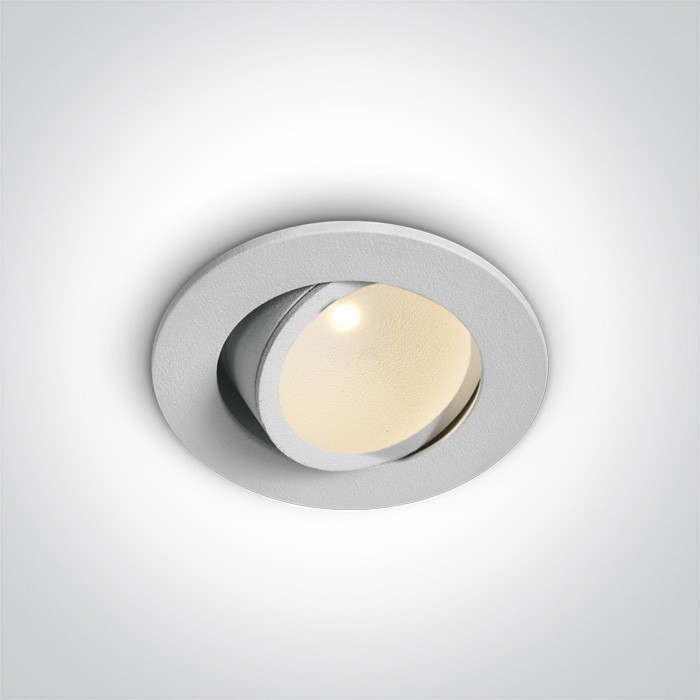 11102/W/W biały wpust LED 3000K 1W wymagany zasilacz 350mA