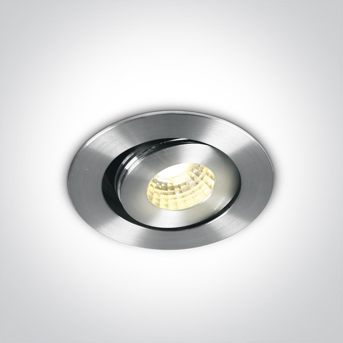 11103B/AL/W aluminiowy wpust COB LED 3000K 1W / 3W wymagany zasilacz 350mA / 700mA