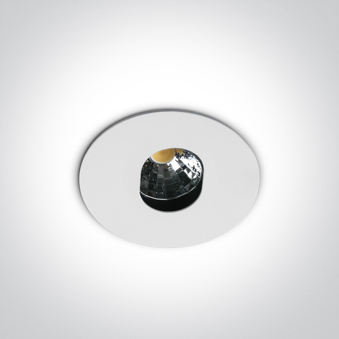 11103E/W/W biały wpust LED 3000K 3W dark light wymagany zasilacz 350mA