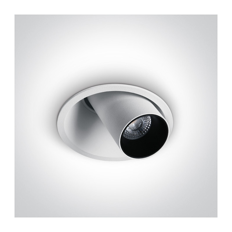 11107C/W/W biały wpustCOB LED 3000K 7W wymagany zasilacz o stałym napięciu 700mA