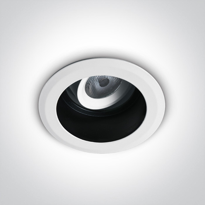 11107DL/W/W biały wpust LED 3000K 7W dark light wymagany zasilacz 700mA