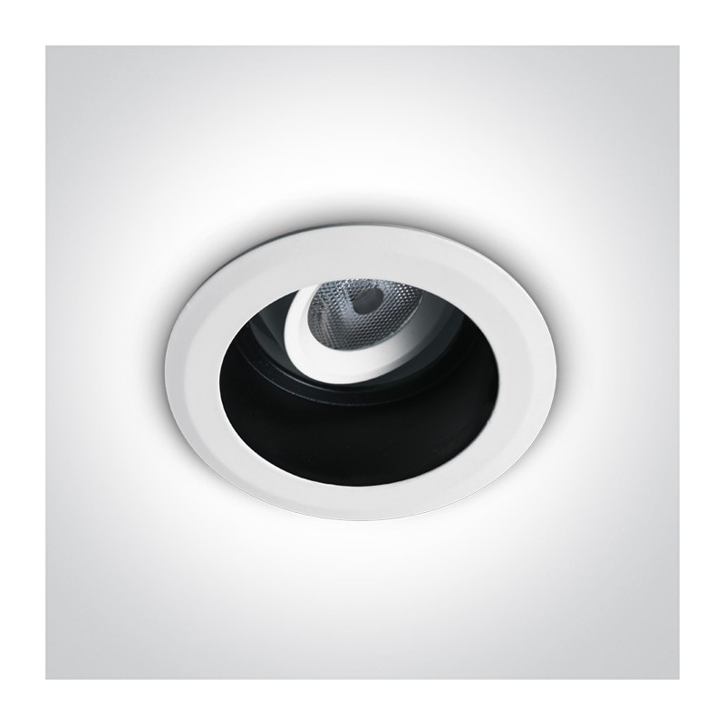 11107DL/W/W biały wpust LED 3000K 7W dark light wymagany zasilacz 700mA