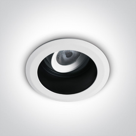 11107DL/W/W biały wpust LED 3000K 7W dark light wymagany zasilacz 700mA