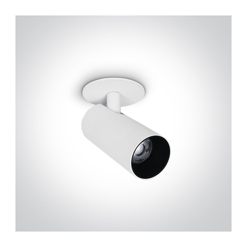 11107RA/W/W biały wpust COB LED 3000K 7W wymagany zasilacz 700mA