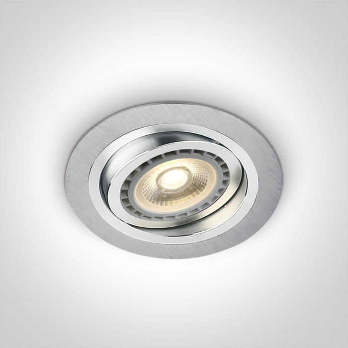 11110AB/AL aluminiowa wpuszczana oprawa typu downlight z oprawką G53 R111