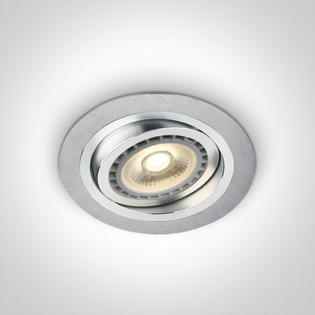 11110AB/AL aluminiowa wpuszczana oprawa typu downlight z oprawką G53 R111