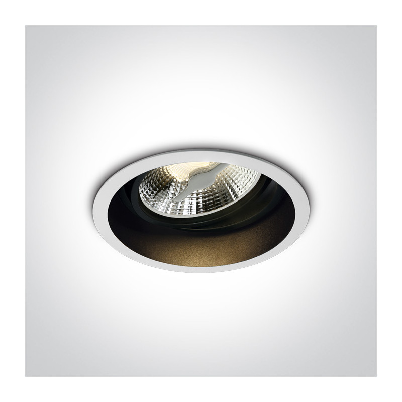 11110AD/B czarna wpuszczana oprawa typu downlight z oprawką GU10 R111 dark light