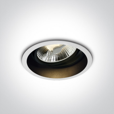 11110AD/B czarna wpuszczana oprawa typu downlight z oprawką GU10 R111 dark light