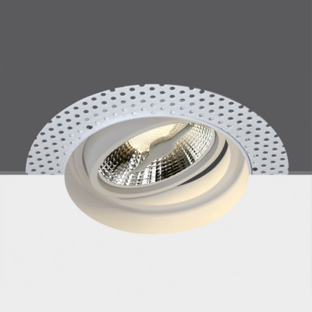 11110ATR/W biała wpuszczana oprawa typu downlight z oprawką GU10 R111 puszka montażowa