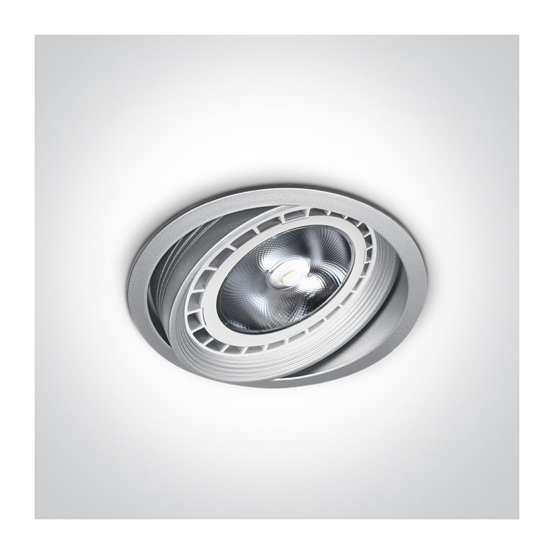 11110R/G szary downlight multi system z oprawką G53 R111