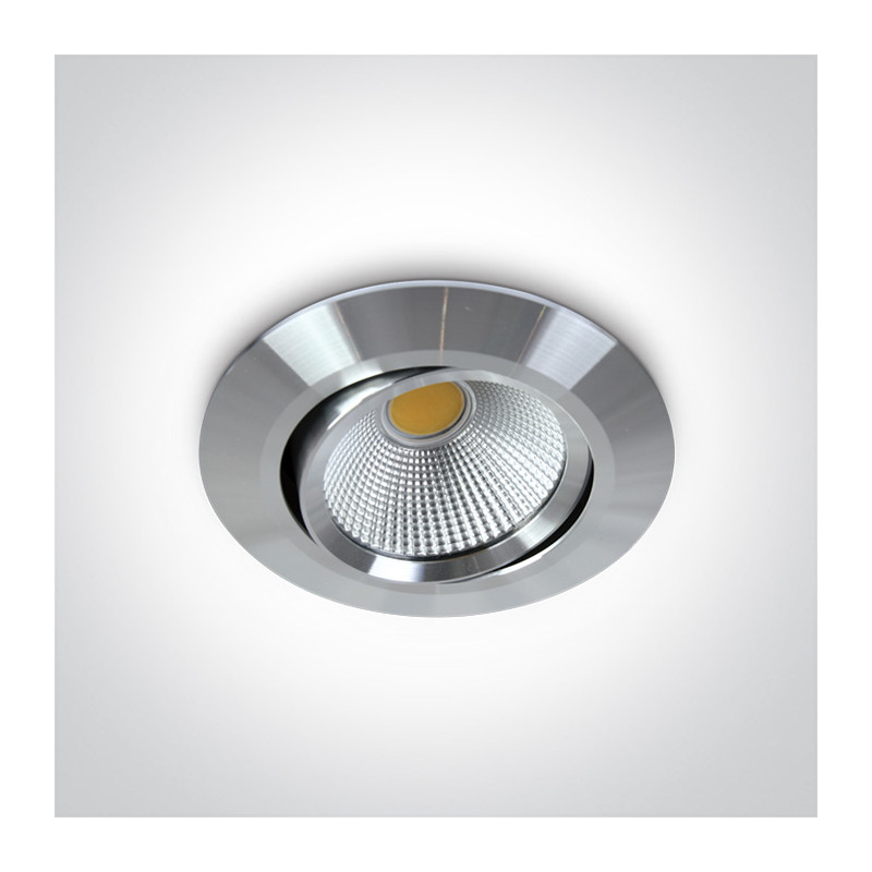 11112/AL/W aluminiowy wpust COB LED 3000K 12W wymagany zasilacz 700mA