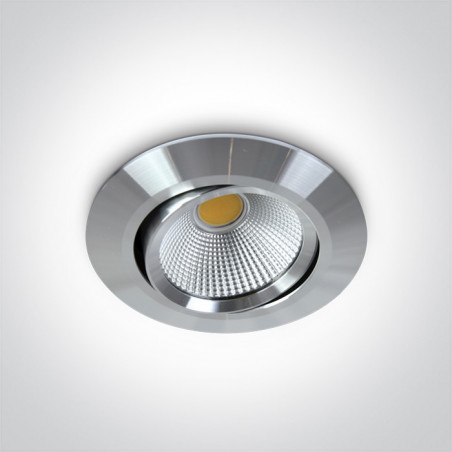 11112/AL/W aluminiowy wpust COB LED 3000K 12W wymagany zasilacz 700mA