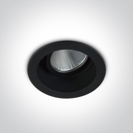 11112DL/B/W czarny wpust LED 3000K 12W dark light wymagany zasilacz 700mA