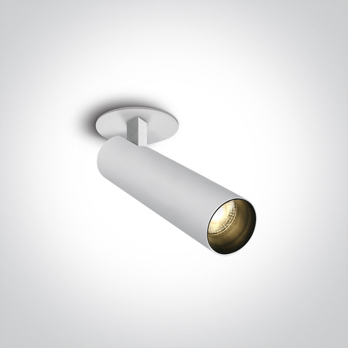 1111RA/W/W biały wpust z czarnym odbłyśnikiem COB LED 3000K 12W wymagany zasilacz o stałym napięciu 350mA