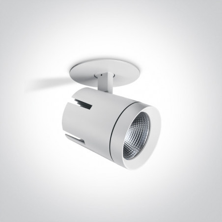 11140L/W/C biały downlight COB LED 4000K 40W nieściemnialny zasilacz LED w zestawie