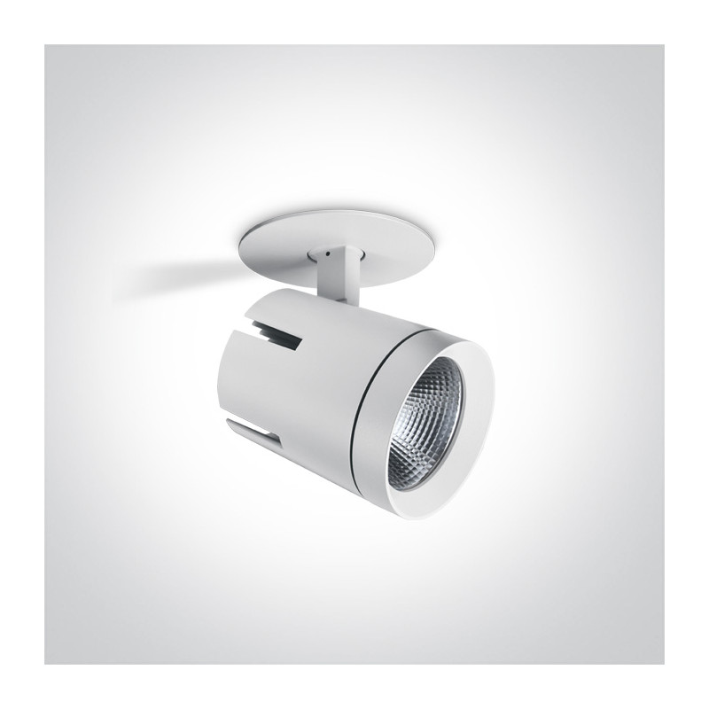 11140L/W/W biały downlight COB LED 3000K 40W nieściemnialny zasilacz LED w zestawie