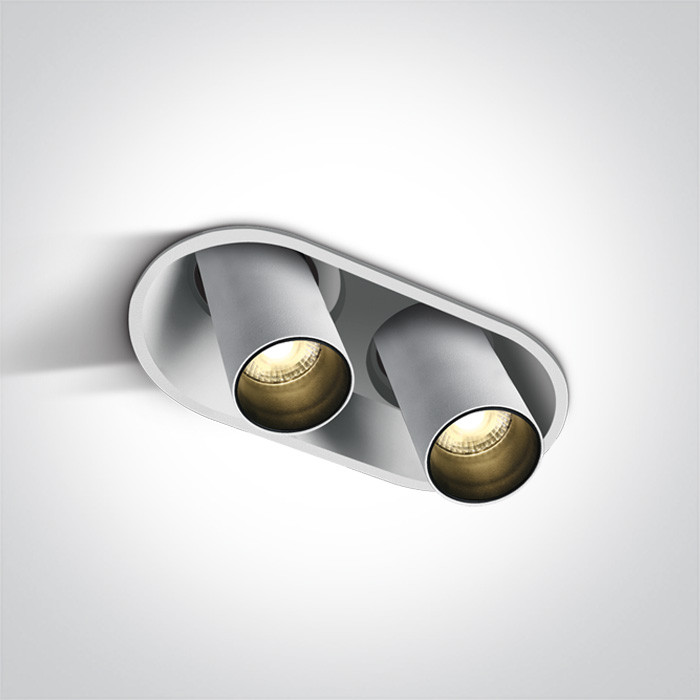 11207C/W/W biały wpust COB LED 3000K 2x7W wymagany zasilacz o stałym napięciu 700mA