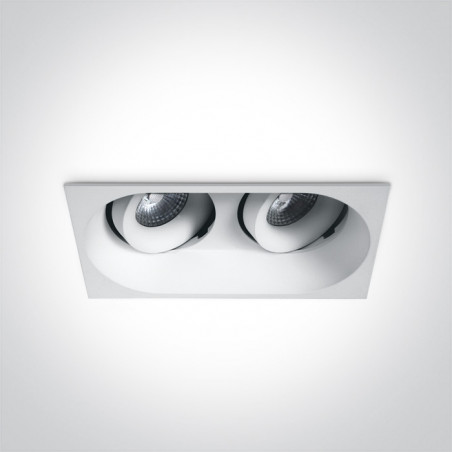 11207WD/W/W biały wpust LED IP54 3000K 2x7W dark light wymagany zasilacz 700mA