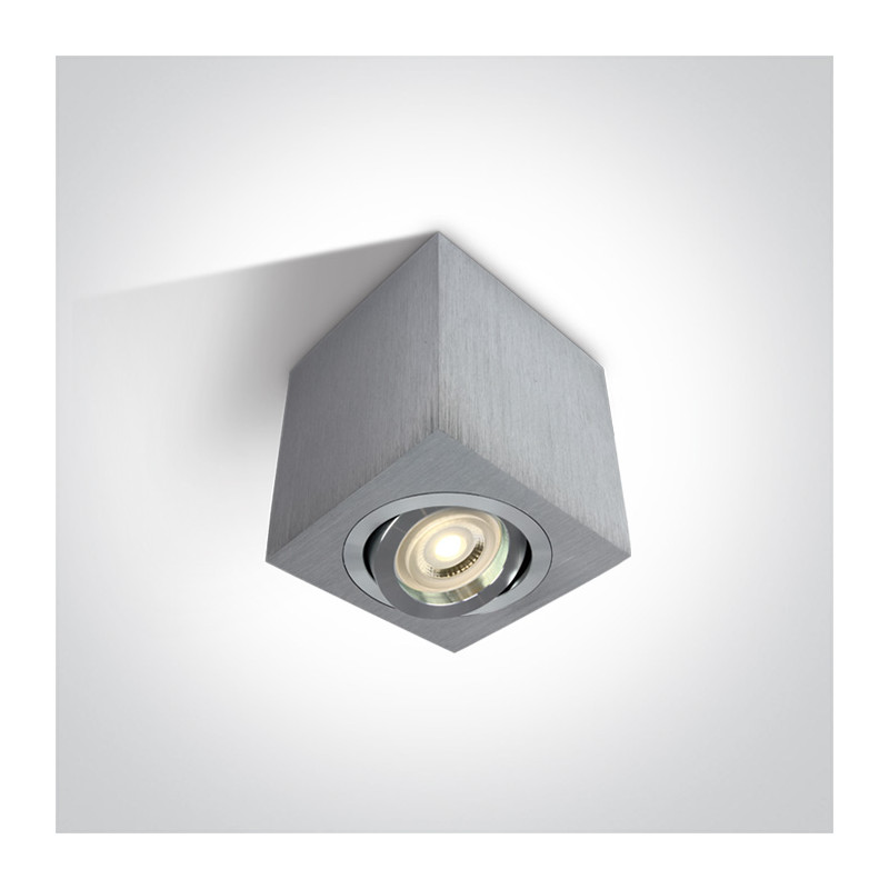 12105AC/AL aluminiowa oprawa sufitowa z oprawką GU10 MR16 10W