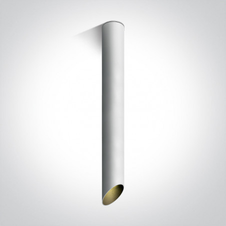 12105E3/W/B biała oprawa sufitowa z czarnym odbłyśnikiem i oprawką GU10 MR16 10W