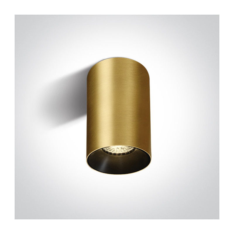 12105M/BBS oprawa sufitowa z oprawką GU10 MR16 10W matowy mosiądz odbłyśnik należy zamówić osobno