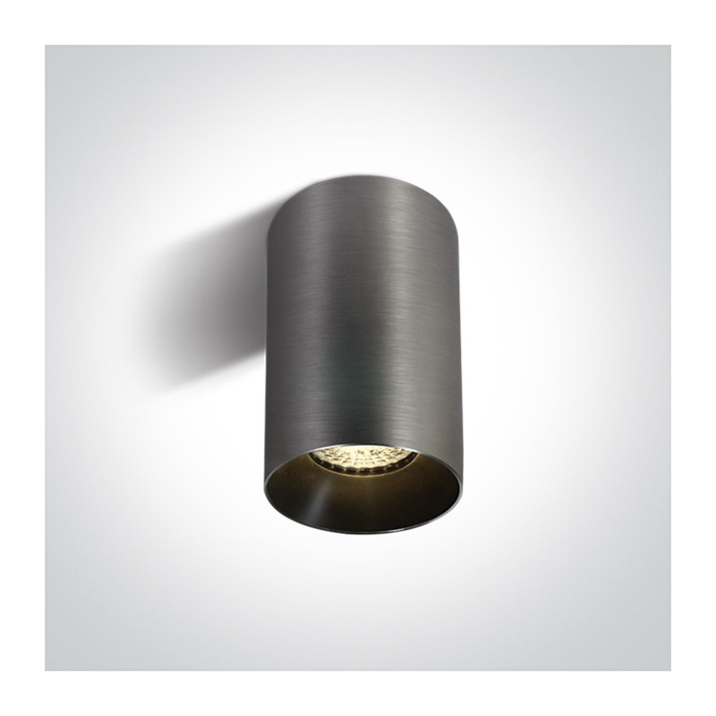 12105M/MG szara oprawa sufitowa z oprawką GU10 MR16 10W odbłyśnik należy zamówić osobno