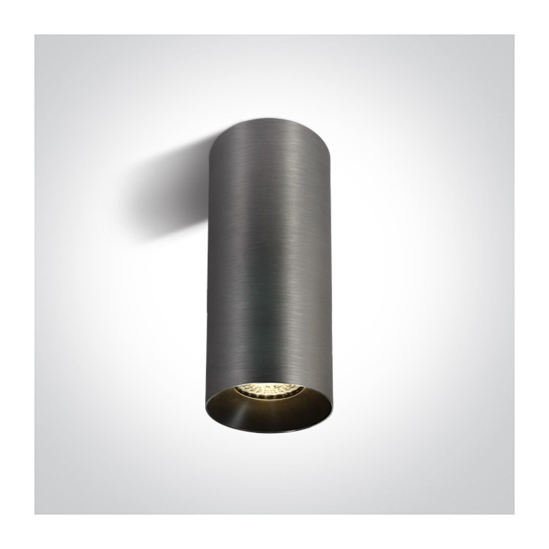 12105MA/MG szara oprawa sufitowa z oprawką GU10 MR16 10W odbłyśnik należy zamówić osobno