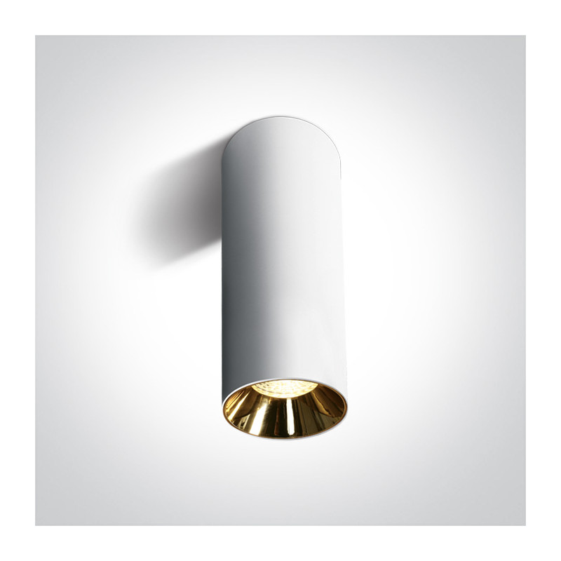 12105MA/W biała oprawa sufitowa z oprawką GU10 MR16 10W odbłyśnik należy zamówić osobno