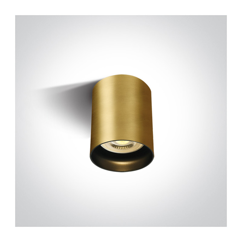 12105N/BBS oprawa sufitowa z oprawką GU10 MR16 10W matowy mosiądz