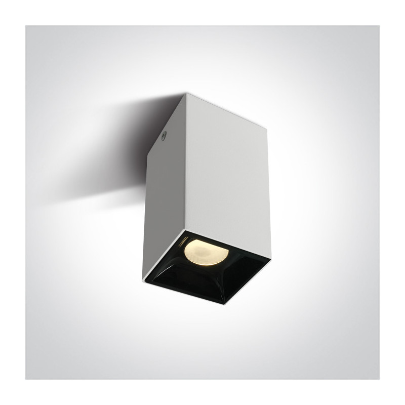 12107B/W/W biała oprawa sufitowa COB LED 3000K zasilacz 350mA w zestawie