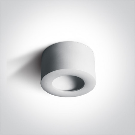 12108FD/W/W biały cylinder LED 3000K 8W hidden light nieściemnialny zasilacz LED w zestawie