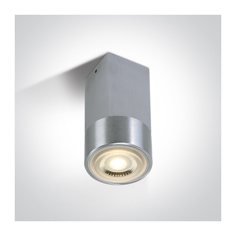 12126/AL aluminiowa oprawa sufitowa z oprawką GU10 MR16 50W