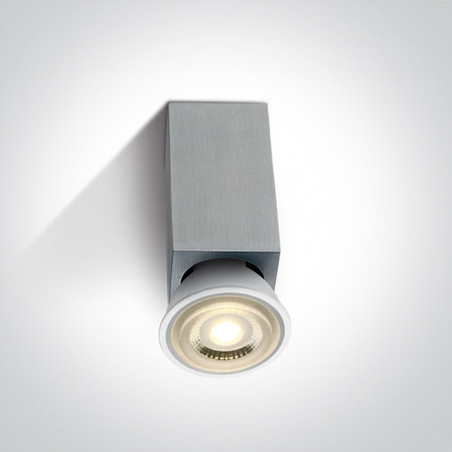 12132/AL aluminiowa oprawa sufitowa z oprawką GU10 MR16 50W