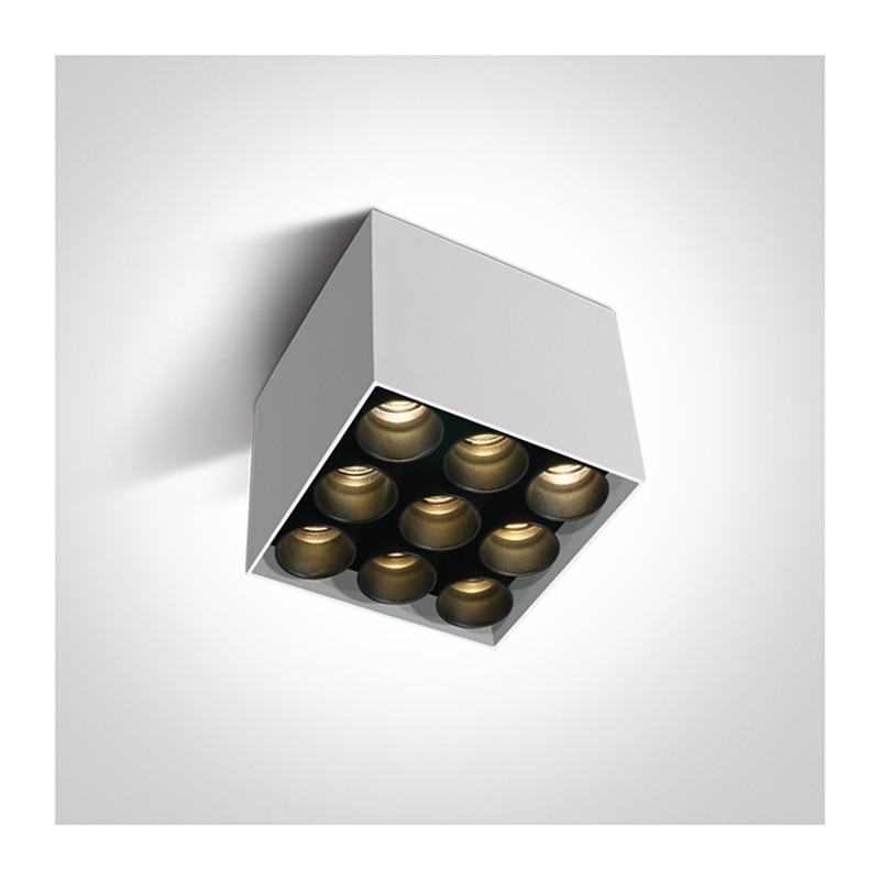 12906C/W/W biała lampa sufitowa SMD LED 20W 3000K w komplecie z zasilaczem LED 700mA