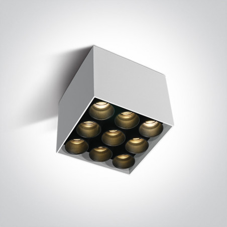 12906C/W/W biała lampa sufitowa SMD LED 20W 3000K w komplecie z zasilaczem LED 700mA